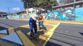 Municipio de Quito ejecuta obras de señalización y seguridad vial previo al regreso a clases