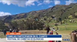 Las familias del cantón El Tambo, en Cañar, participaron en el cuarto Festival de Cometas Ecológicas. El encuentro busca rescatar los juegos tradicionales y fomentar la cultura del reciclaje.

Un reportaje de Martha Calle