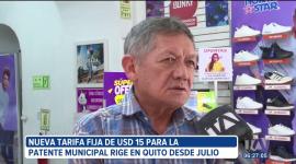 Desde este año, la patente municipal en Quito tiene un valor fijo de 15 dólares para quienes realizan actividades económicas, con plazos de pago hasta diciembre de 2025.
Un reportaje de Ismenia Solórzano