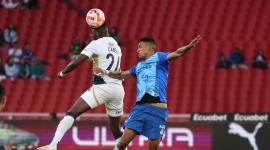 Liga y Macará empataron 1-1 en el estadio Rodrigo Paz Delgado.