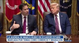 El secretario de Estado de Estados Unidos, Marco Tubio, se reunirá con el presidente Daniel Noboa este 4 de septiembre. Previamente, el Gobierno convocó a los alcaldes de Quito, Guayaquil y Cuenca a una reunión preparatoria para revisar asuntos relacionados con la seguridad.
Un reportaje de María Fernanda Utreras
