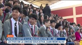 El presidente de la República asistió a la inauguración del año lectivo del régimen Sierra-Amazonía en la Unidad Educativa Juan Montalvo, en Quito.

Un reportaje de Daniela Valencia