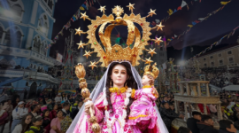 La imagen de la Virgen de El Cisne en Loja y los festejos de estos días.