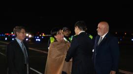 La canciller Gabriela Sommerfeld recibió a Marco Rubio