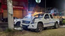 Siniestro de tránsito en la av. Mariscal Sucre de Quito