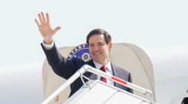 Marco Rubio llegó a Quito la noche del miércoles 3 de septiembre del 2025