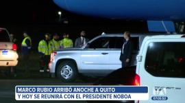 El secretario de Estado de Estados Unidos, Marco Rubio, llegó a Ecuador la noche de este miércoles tras su paso por México. Su visita genera gran expectativa política y diplomática, con una agenda centrada en cooperación bilateral, seguridad, migración y desarrollo económico.
Un reportaje de Ismenia Solórzano