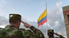 La bandera colombiana era izada en un pueblo peruano de la frontera en la zona de Putumayo
