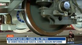 Una nueva denuncia se dio a conocer en torno al Metro de Quito, esta vez por el proceso de contratación para el reperfilado de carril. Según un informe, las acciones para evitar el avance del desgaste debieron adoptarse hasta junio.
Un reportaje de Stephany Paz