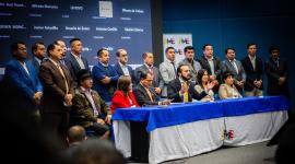Alcaldes de Ecuador se reunieron este lunes 8 de septiembre de 2025 ante la falta de pagos por parte del Gobierno.