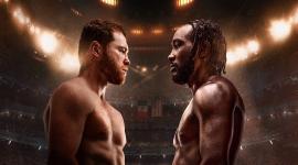 A la izquierda el mexicano Saúl 'Canelo' Álvarez y a la derecha el estadounidense Terrence Crawford.