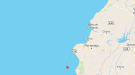 Sismo en la provincia de Manabí este lunes 8 de septiembre del 2025.