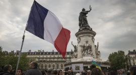 Manifestación contra la islamofobia en la Plaza de la República de París