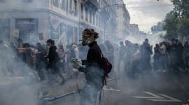 Protestas se registraron en Lyon, en Francia, este miércoles 10 de septiembre del 2025.