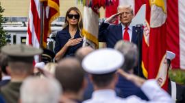 Donald Trump en conmemoración del 11S en el Pentágono