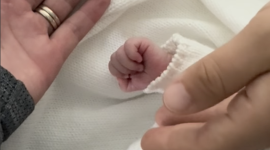 Glenda Morejón y Marlon Pesantez compartieron un video del nacimiento de su primogénita, Victoria.