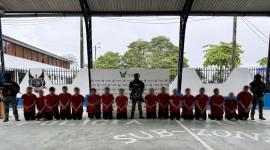 El operativo del 13 de septiembre del 2025 en el cantón Esmeraldas dejó 19 detenidos.
