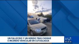 Una persona falleció y otra resultó herida tras un siniestro de tránsito en el sector de Cutuglagua, en el cantón Mejía, provincia de Pichincha. Uno de los vehículos involucrados se incineró.
Un reportaje de Juan Miguel Rodríguez