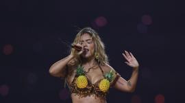 La cantante Karol G cantó en el intermedio de un partido de la NFL entre Los Ángeles Chargers y Kansas City Chiefs en São Paulo, Brasil.