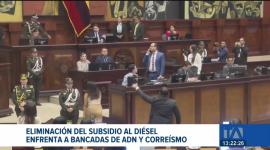La eliminación del subsidio a los combustibles enfrenta a las bancadas de ADN y el correísmo en la Asamblea. Hubo gritos, señalamientos e incluso fue necesaria la intervención de la escolta legislativa.
Un reportaje de Karen Haro