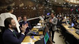 La moción de apoyo se presentó por parte de la bancada oficialista.