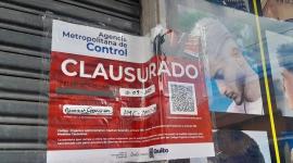 La Agencia de Control colocó el sello de clausura en el local.