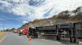 Siniestro de tránsito en la vía E-35 en Quito