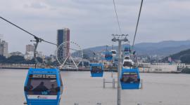 La aerovía conecta Guayaquil y Durán y su costo regular es de 0,74 centavos.