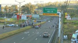 Cierres viales en el norte de Ecuador este lunes 22 de septiembre