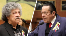 Luis Padilla y Gustavo Pacheco recibieron reconocimiento en la Asamblea.