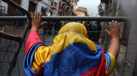 La marcha en el Centro Histórico de Quito fue en contra de las medidas del Gobierno