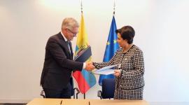 La Cancillería de Ecuador firmó el acuerdo en materia de seguridad con la Unión Europea