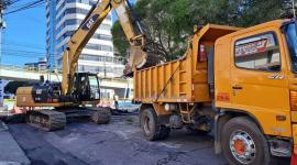 El Municipio de Quito ejecuta obras viales en varios puntos de la ciudad.