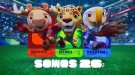 Las tres mascotas del Mundial lucen orgullosos los colores de los países anfitriones. El Mundial 2026 se vivirá en la cancha de Teleamazonas.