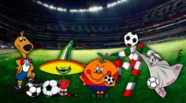 Las mascotas del Mundial generan adhesión y recuerdos