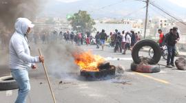 Imbabura es el epicentro de las manifestaciones en rechazo a la eliminación del subsidio al diésel