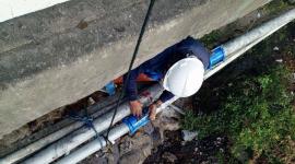 La Empresa de agua de Ibarra logró reparar la tubería afectada durante manifestaciones.