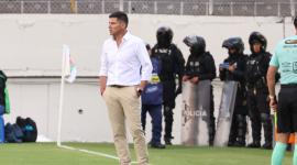 Gabriel Pereyra durante el partido Aucas vs. Liga de Quito, por la LigaPro, el 9 de agosto de 2025.