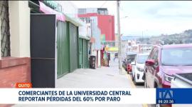 Comerciantes de la Universidad Central, en el centro-norte de Quito, expresan su preocupación por las pérdidas económicas que generan las movilizaciones estudiantiles. Por ello, hacen un llamado al diálogo.
Un reportaje de Nathalie Jiménez