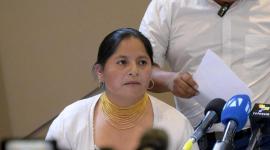 Ercilia Castañeda, vicepresidenta de la Conaie, confirmó que no han tenido acercamientos o diálogos con el Gobierno