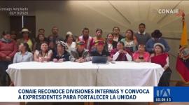 La Conaie resolvió mantener el paro y anunció que impulsará una campaña por el "No" frente a la Asamblea Constituyente. Además, convocó a expresidentes de la organización para fortalecer su estructura.

Un reportaje de Belén Merizalde