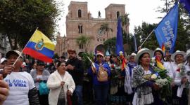 El proyecto convoco a marchas en el Azuay en las últimas semanas.