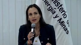 La ministra de Ambiente y Energía, Inés Manzano, estuvo al frente de la gestión de la crisis eléctrica de Ecuador en 2024.