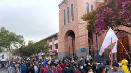 El sábado 4 de octubre del 2025 se registró una movilización en Otavalo.