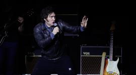 El presidente de Argentina, Javier Milei, protagonizó un concierto en el Movistar Arena