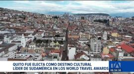 Quito fue reconocido como el destino cultural líder de Sudamérica en los World Travel Awards, conocidos como los “Óscar del turismo”, por segundo año consecutivo.
Un reportaje de Mishell Villacís