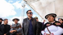 Daniel Noboa cumplió agenda en Cuenca y en Cañar en medio del paro de la Conaie