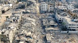 Los bombardeos de Israel han dejado destruída gran parte de la Franja de Gaza.