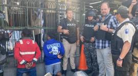 El ministro del Interior, John Reimberg, encabezó un operativo del Bloque de Seguridad.