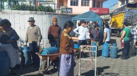 Dificultad para abastecerse de gas doméstico en Imbabura